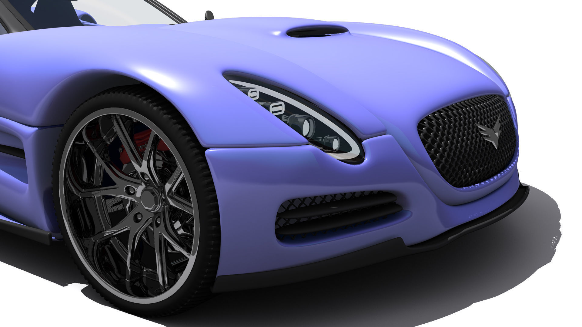 Invictus Sports Car Concept 3D model_15
