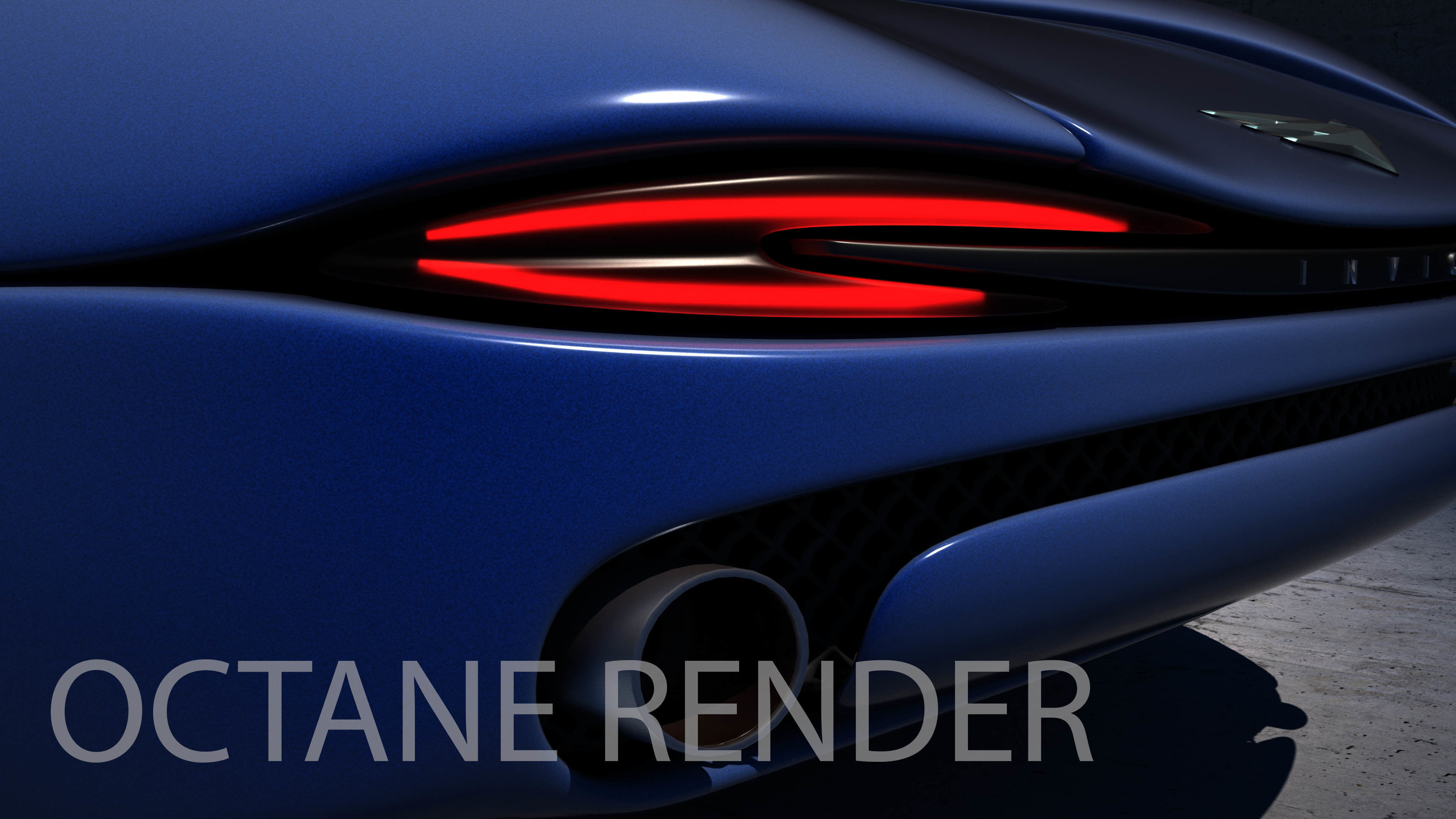 Invictus Sports Car Concept 3D model_24