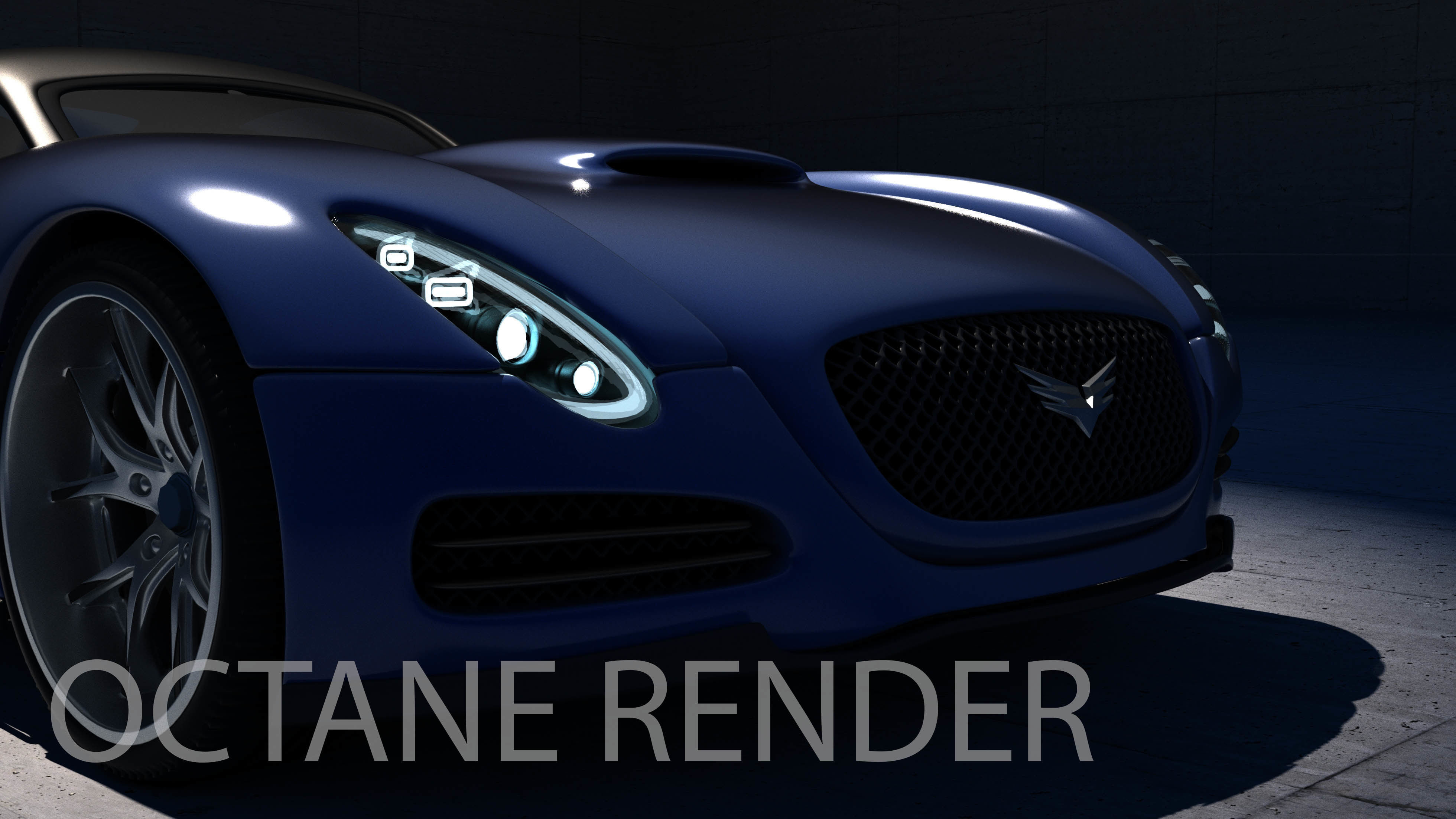 Invictus Sports Car Concept 3D model_25