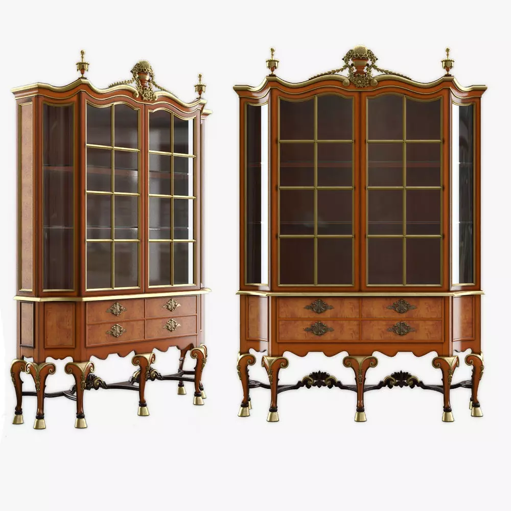 CABINET OF QUEEN ANNE STYLE 3D model_0