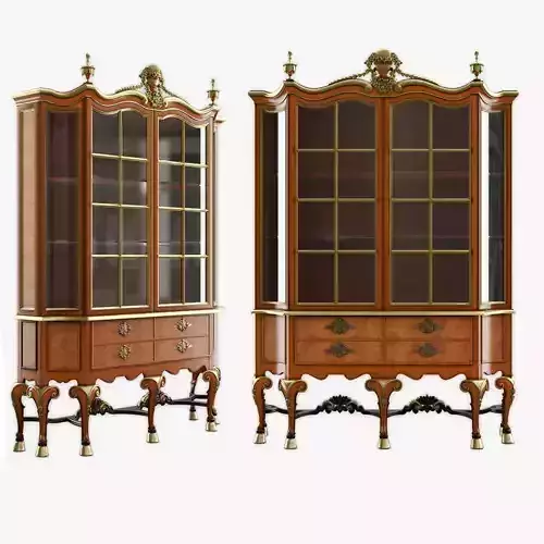 CABINET OF QUEEN ANNE STYLE
