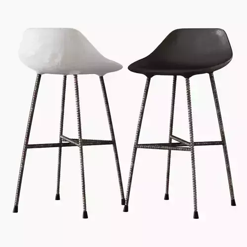 Concrete Hauteville Counter Chair