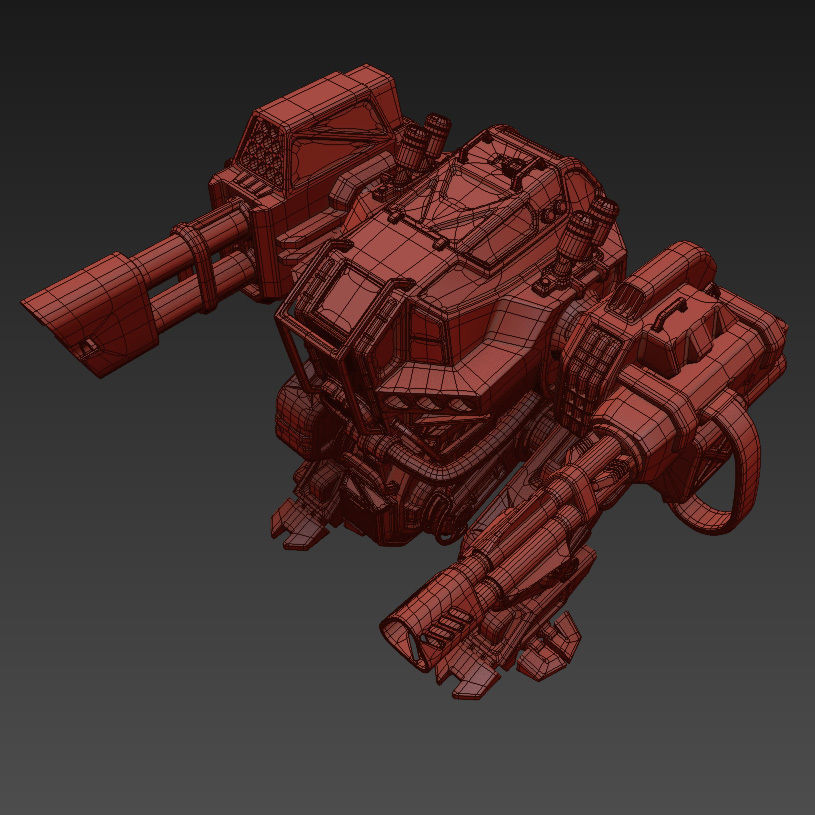 Heavy Robot 3D model_14
