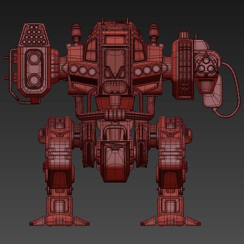 Heavy Robot 3D model_12