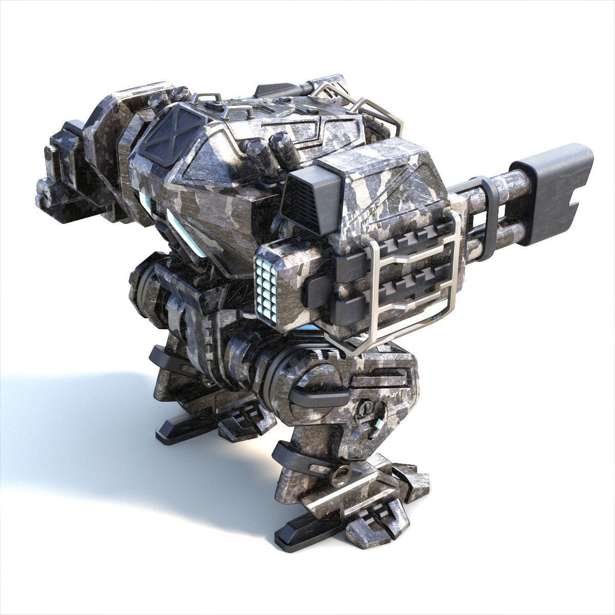 Heavy Robot 3D model_7