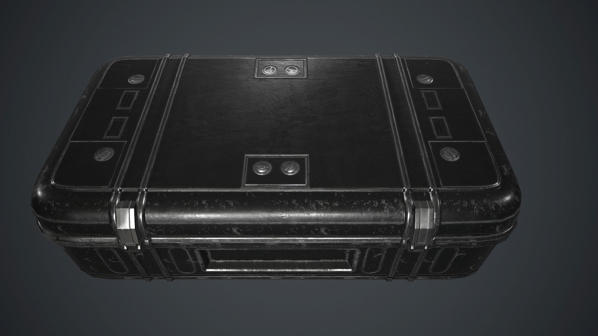 Military Weapon Case PBR Game Ready Low-poly 3D model_10