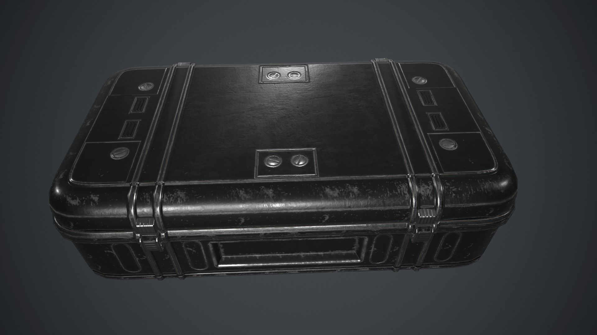 Military Weapon Case PBR Game Ready Low-poly 3D model_13