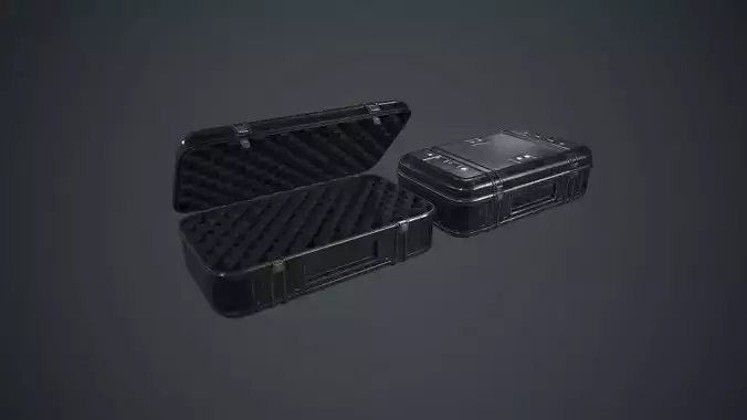 Military Weapon Case PBR Game Ready Low-poly 3D model