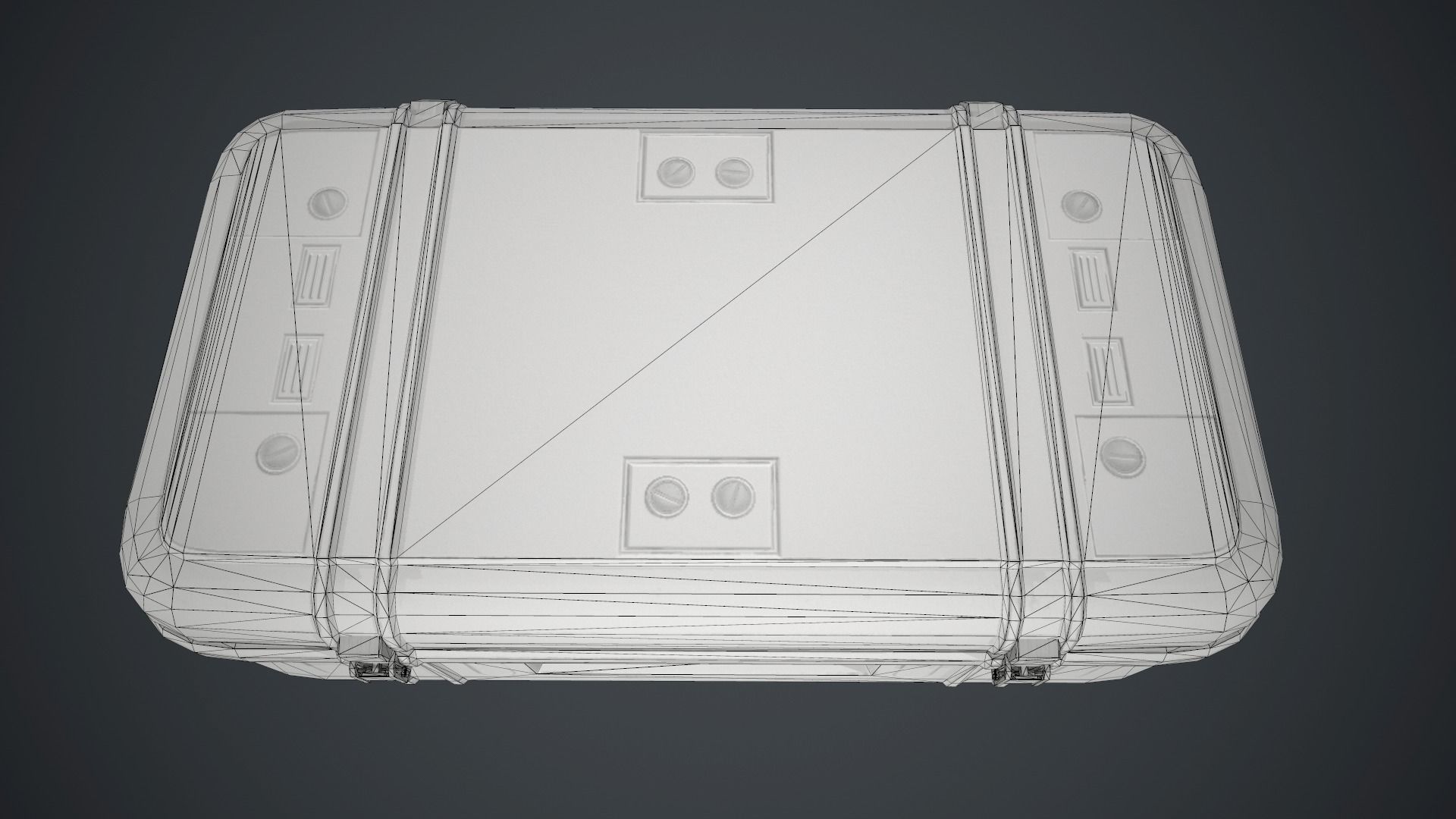 Military Weapon Case PBR Game Ready Low-poly 3D model_17