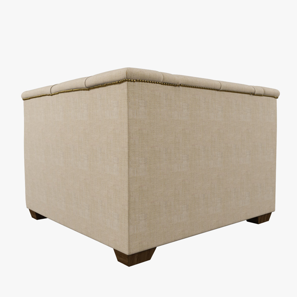 Restoration Hardware  Savoy Upholstered Chair  Low-poly 3D model_3