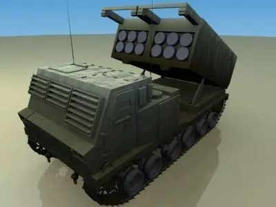 MLRS Artillery 3D model