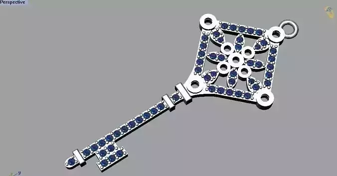 Tiffany Key Pendant 3D print model