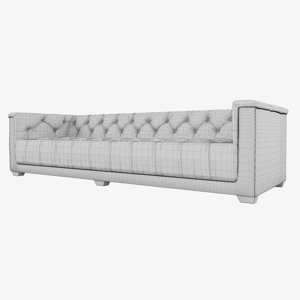 Restoration Hardware Savoy Upholstered Sofas 3D model_5