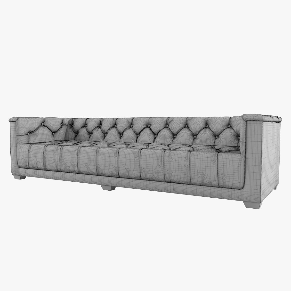 Restoration Hardware Savoy Upholstered Sofas 3D model_6