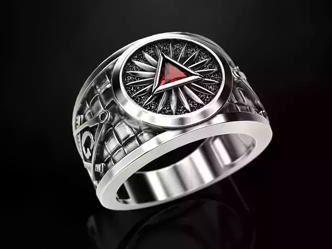 Mason Man ring 3 3D print model