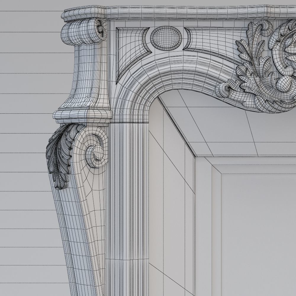 Fireplace Gusar 3D print model_10