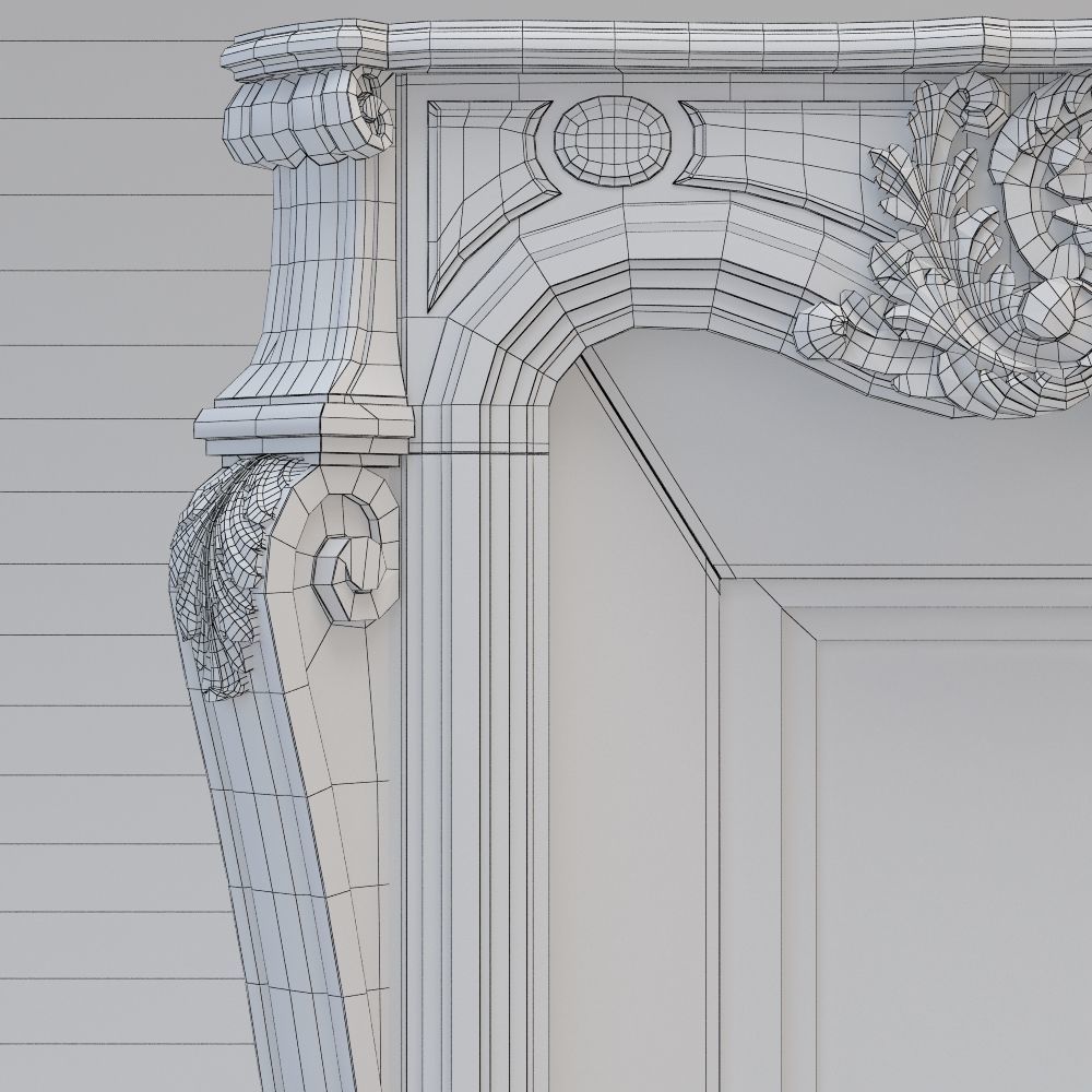 Fireplace Gusar 3D print model_11