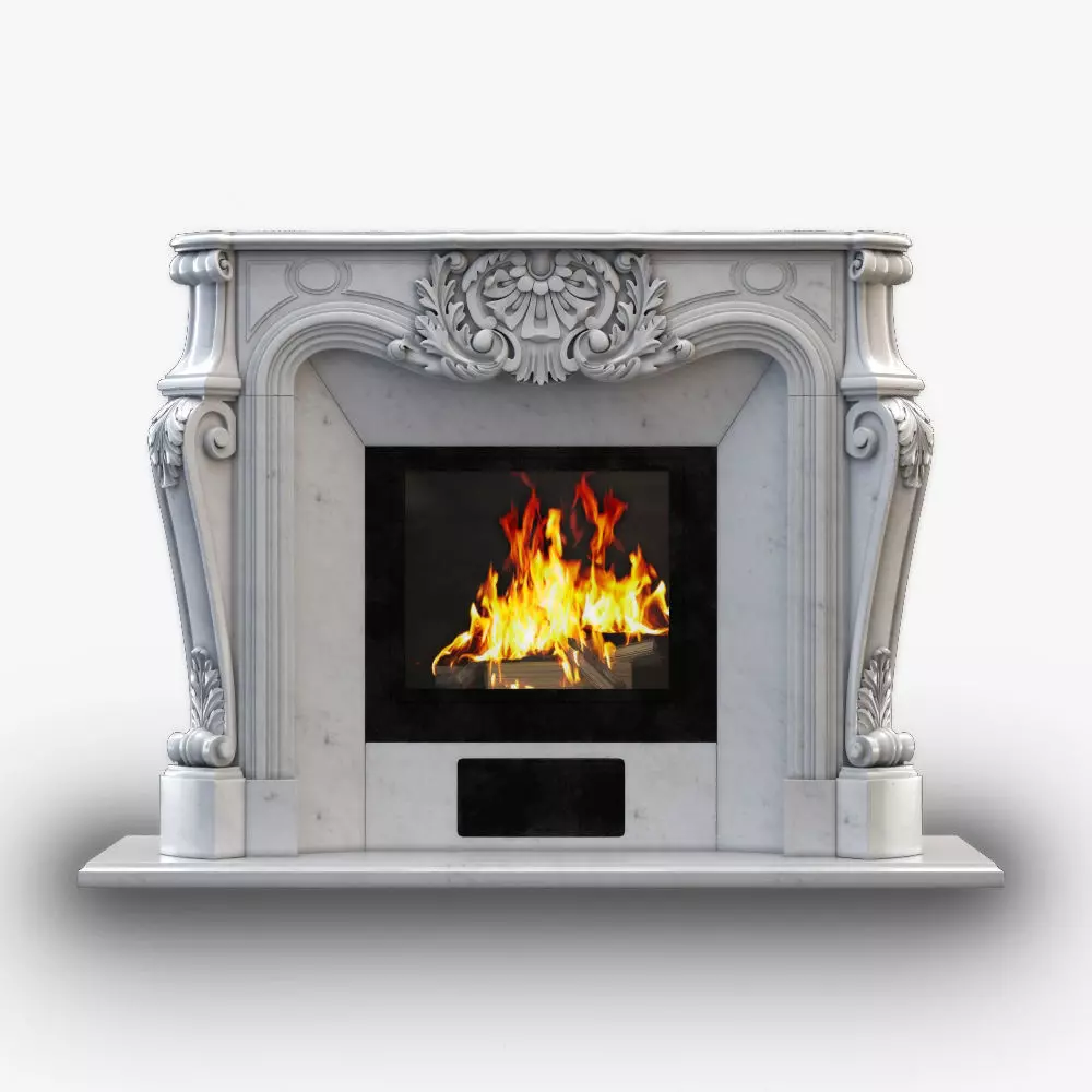 Fireplace Gusar 3D print model_0