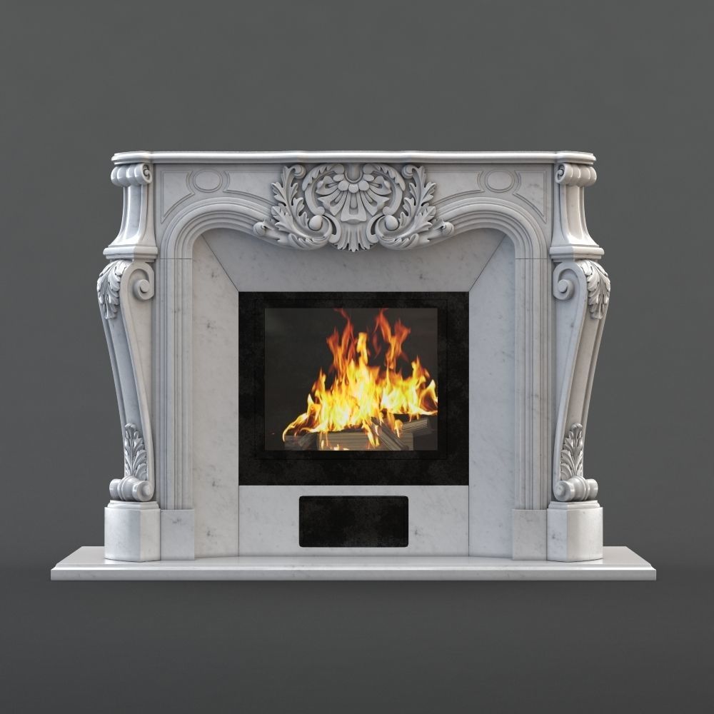 Fireplace Gusar 3D print model_1