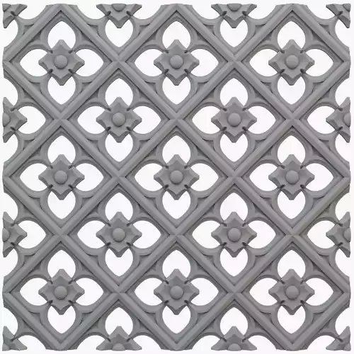 Gothic pattern cnc 3D print model