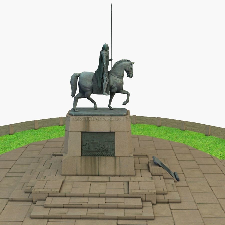 Alexander Nevsky Low-poly 3D model_9