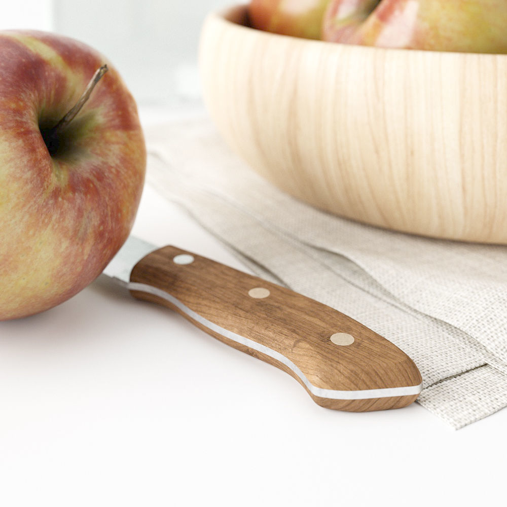 Decor Set Apple Bowl 3D model_3