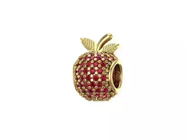 sweet apple charm ball  3D print model