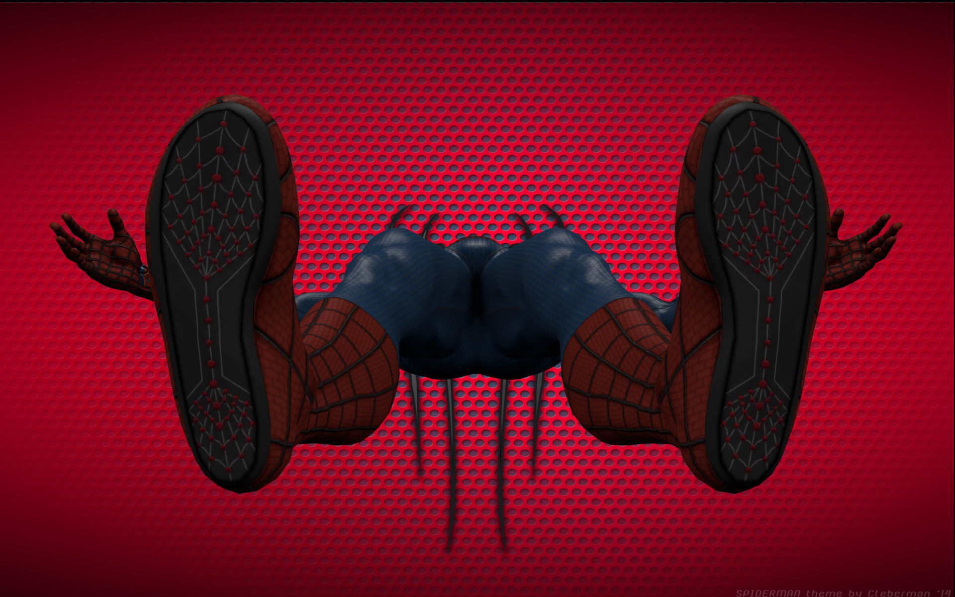 emptyness two spider - man figures 3D model_6