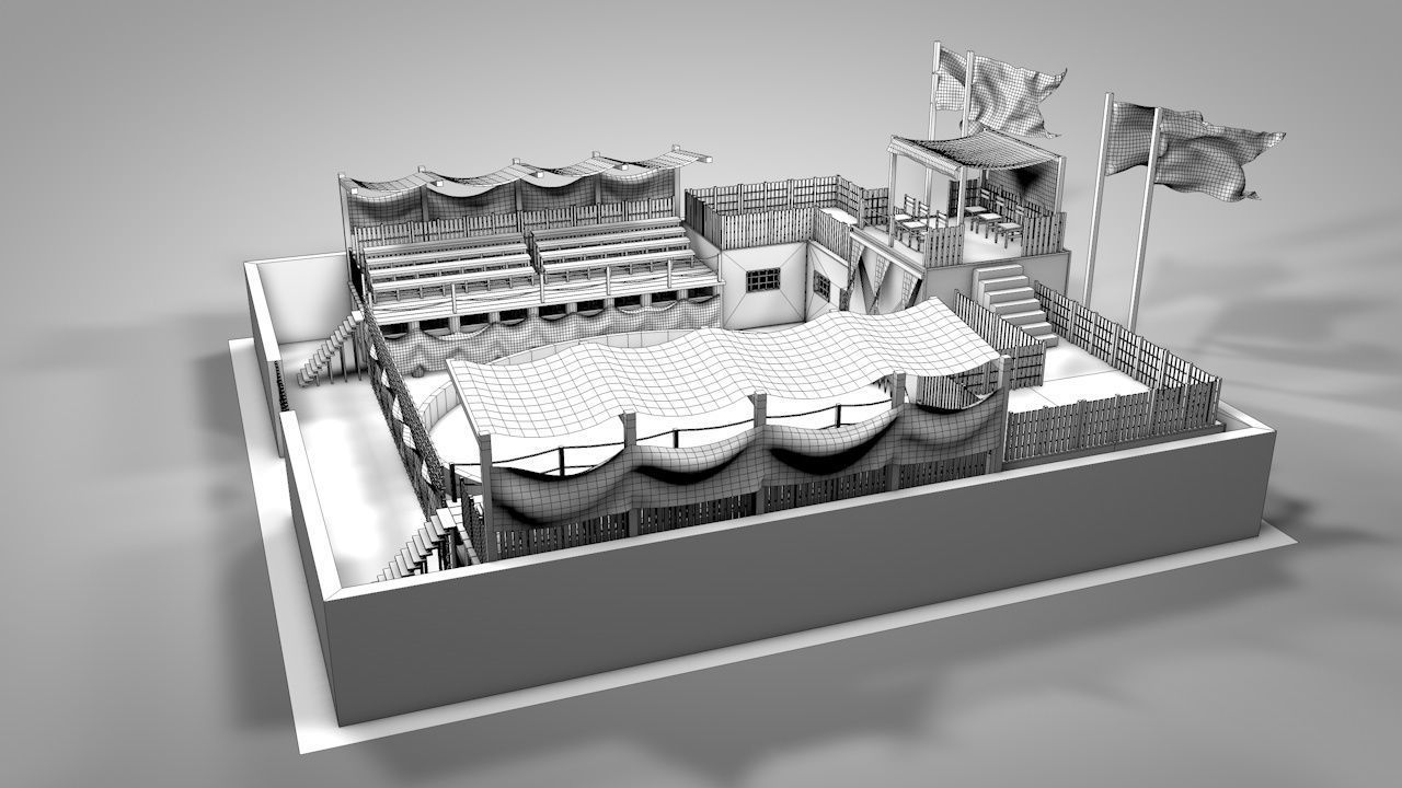 Battle Arena 3D model_2