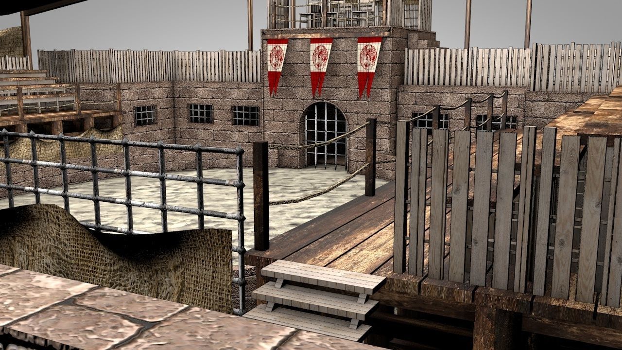 Battle Arena 3D model_11