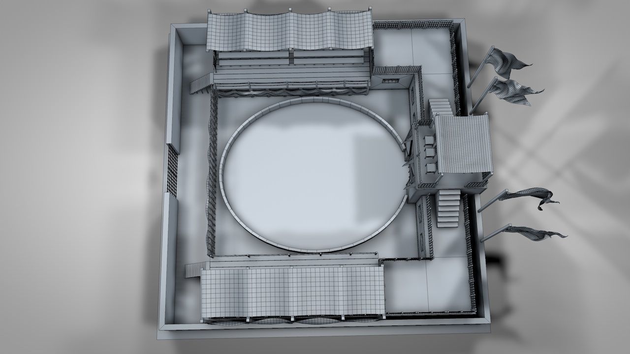 Battle Arena 3D model_3