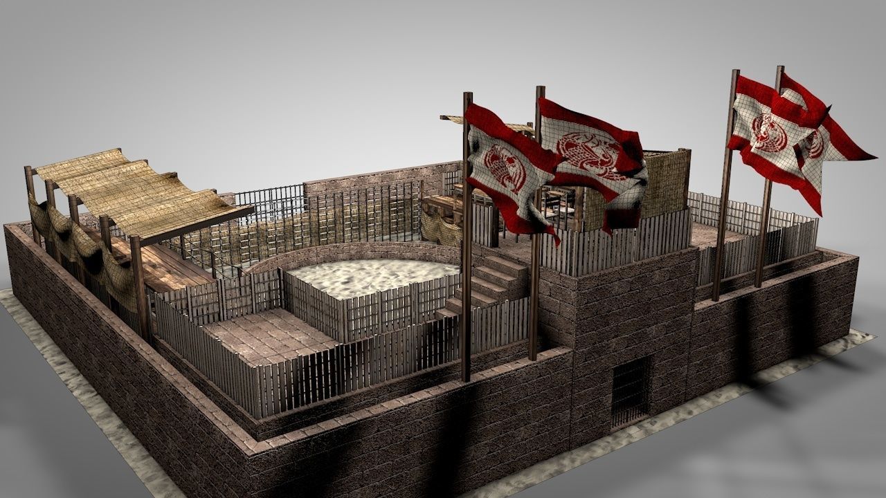 Battle Arena 3D model_4