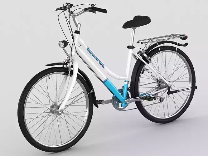 Generic woman s bicycle 3D model