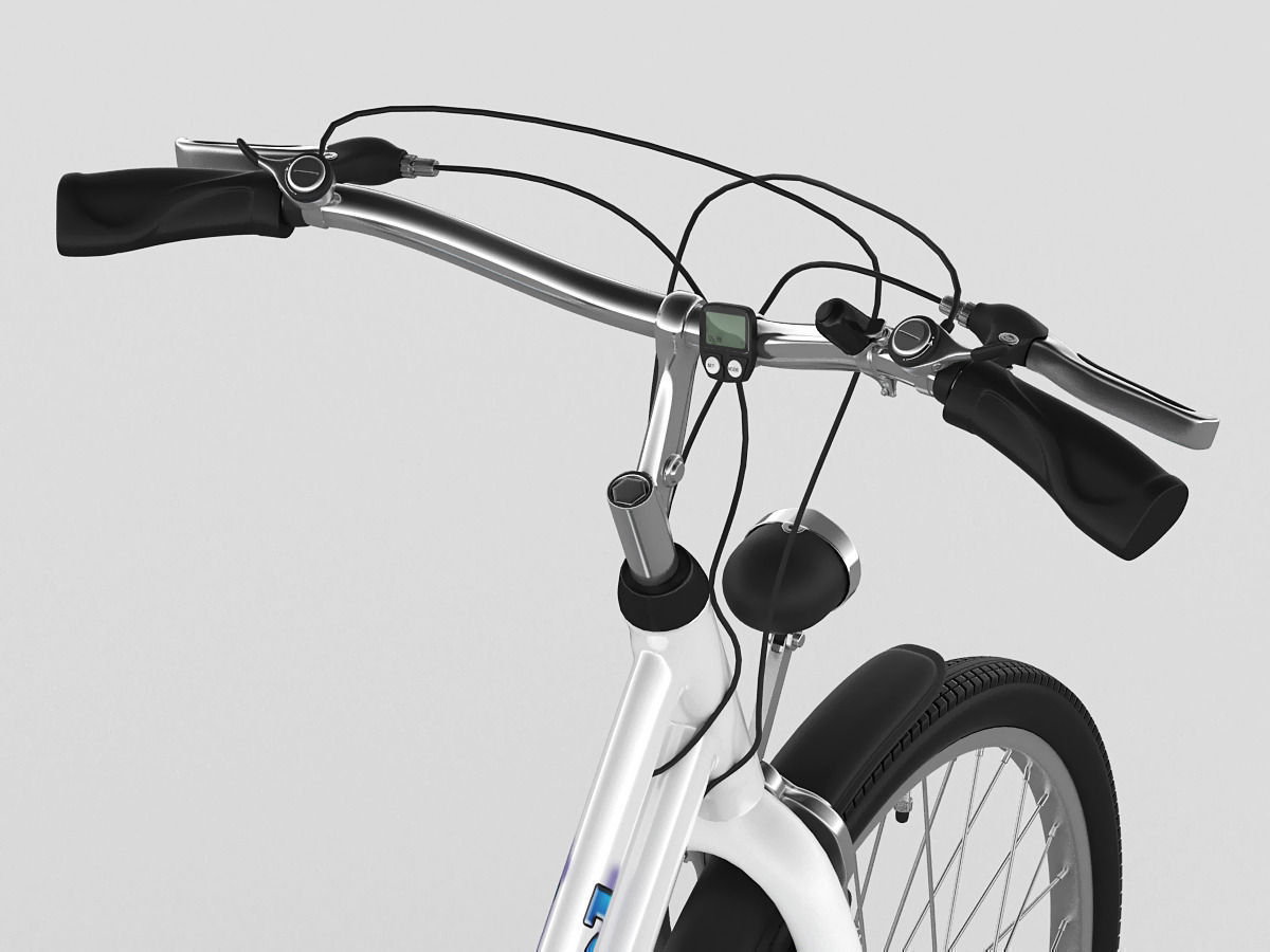 Generic woman s bicycle 3D model_5