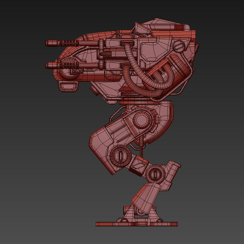 Robot warrior 3D model_10