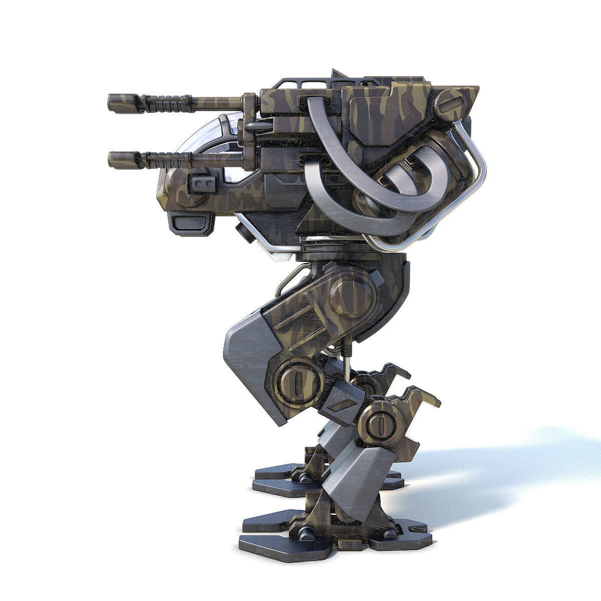 Robot warrior 3D model_6