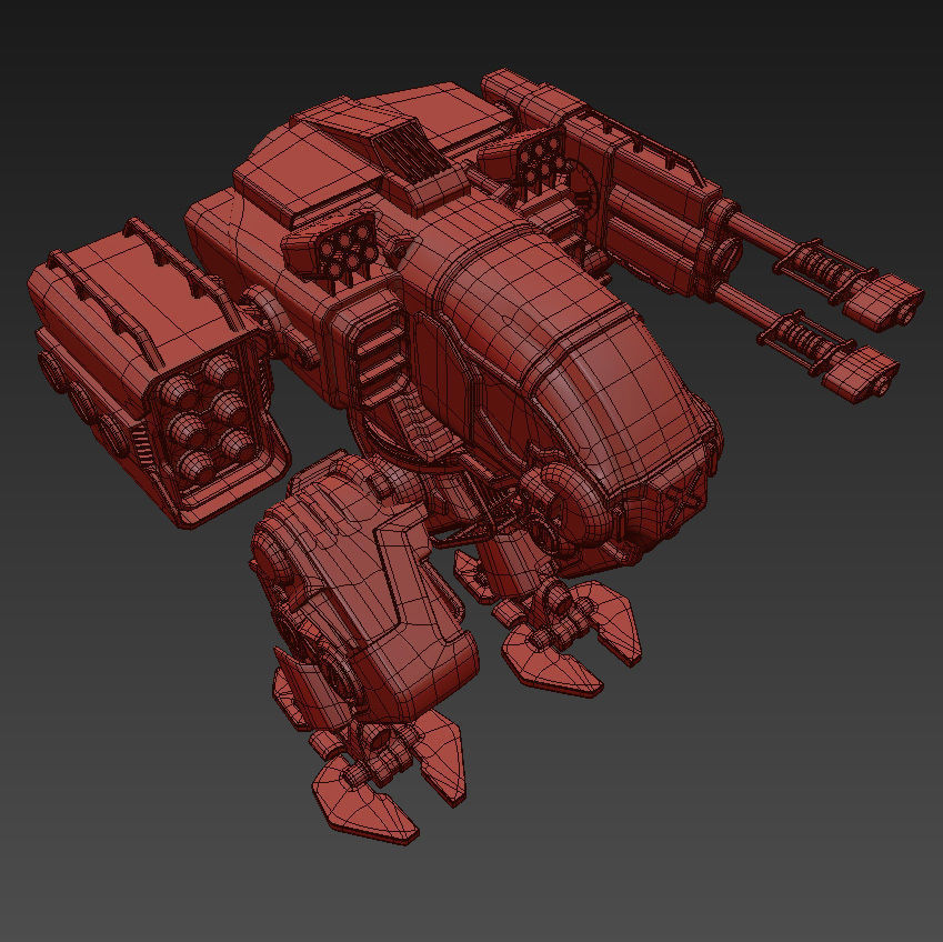 Robot warrior 3D model_13