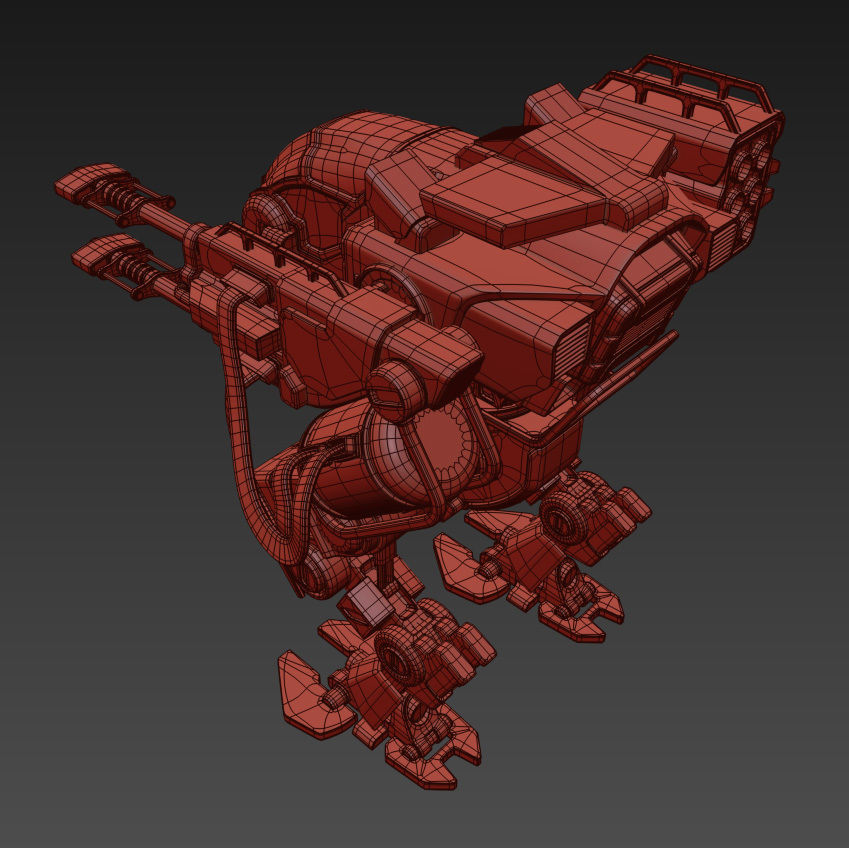 Robot warrior 3D model_11