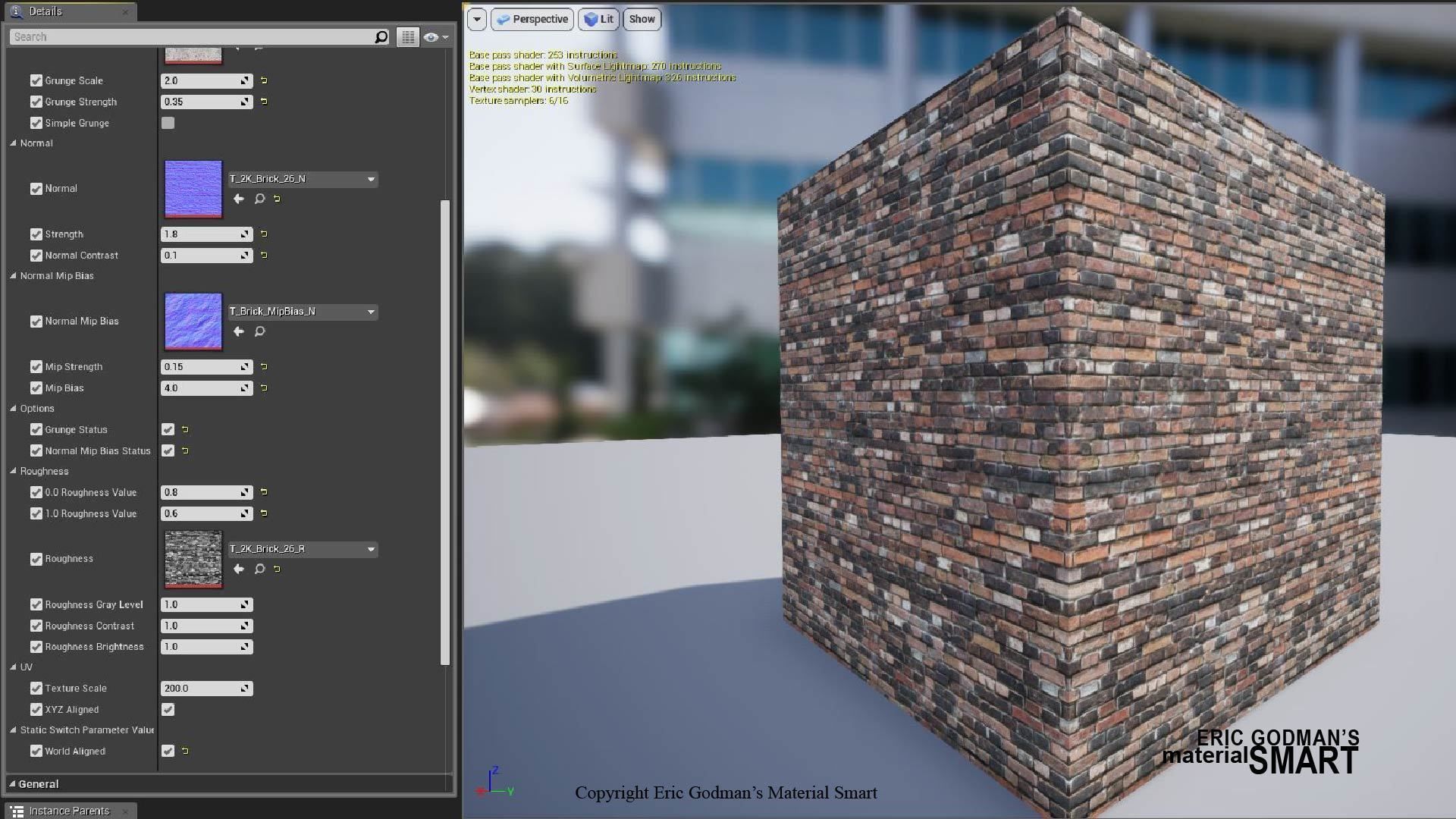 Brick World Aligned Materials 3D model_23