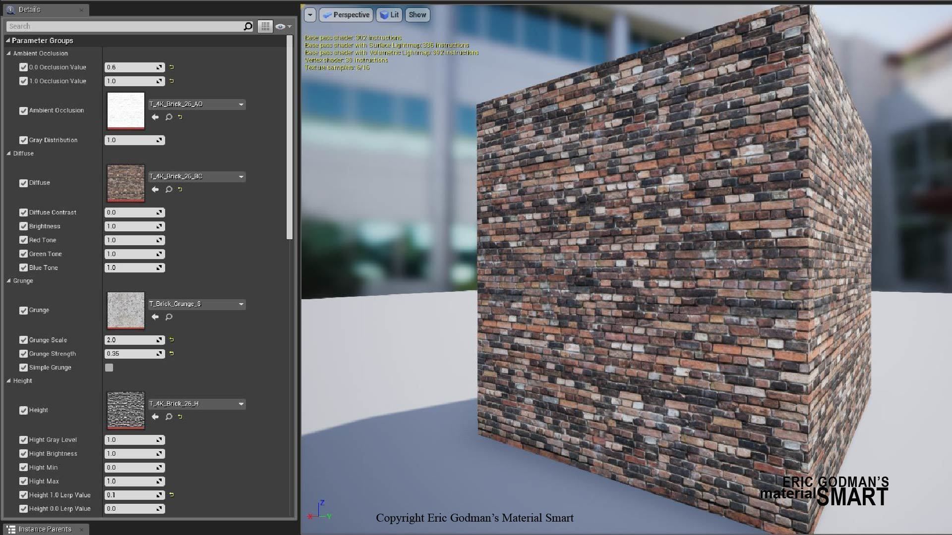Brick World Aligned Materials 3D model_19
