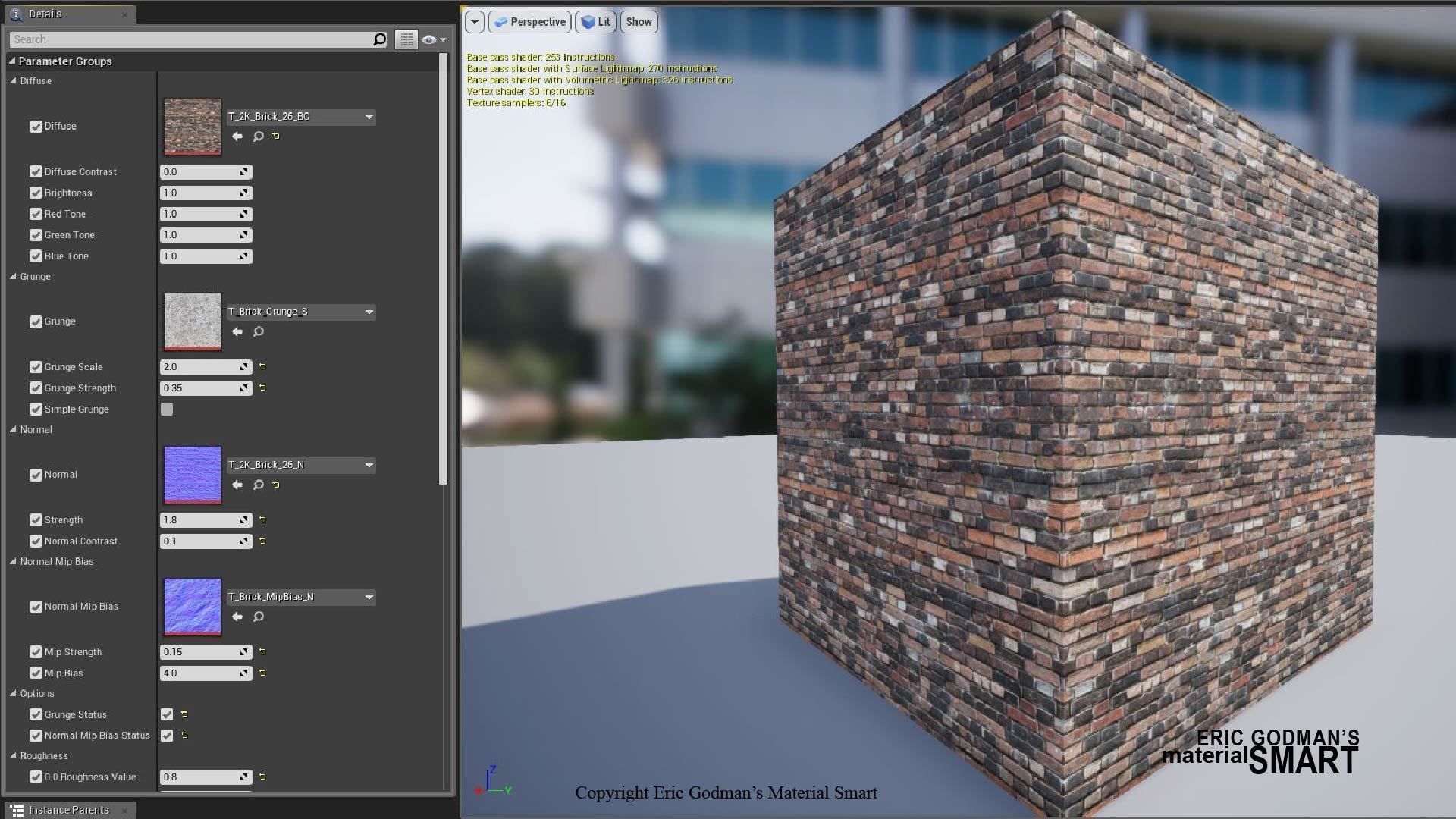 Brick World Aligned Materials 3D model_20