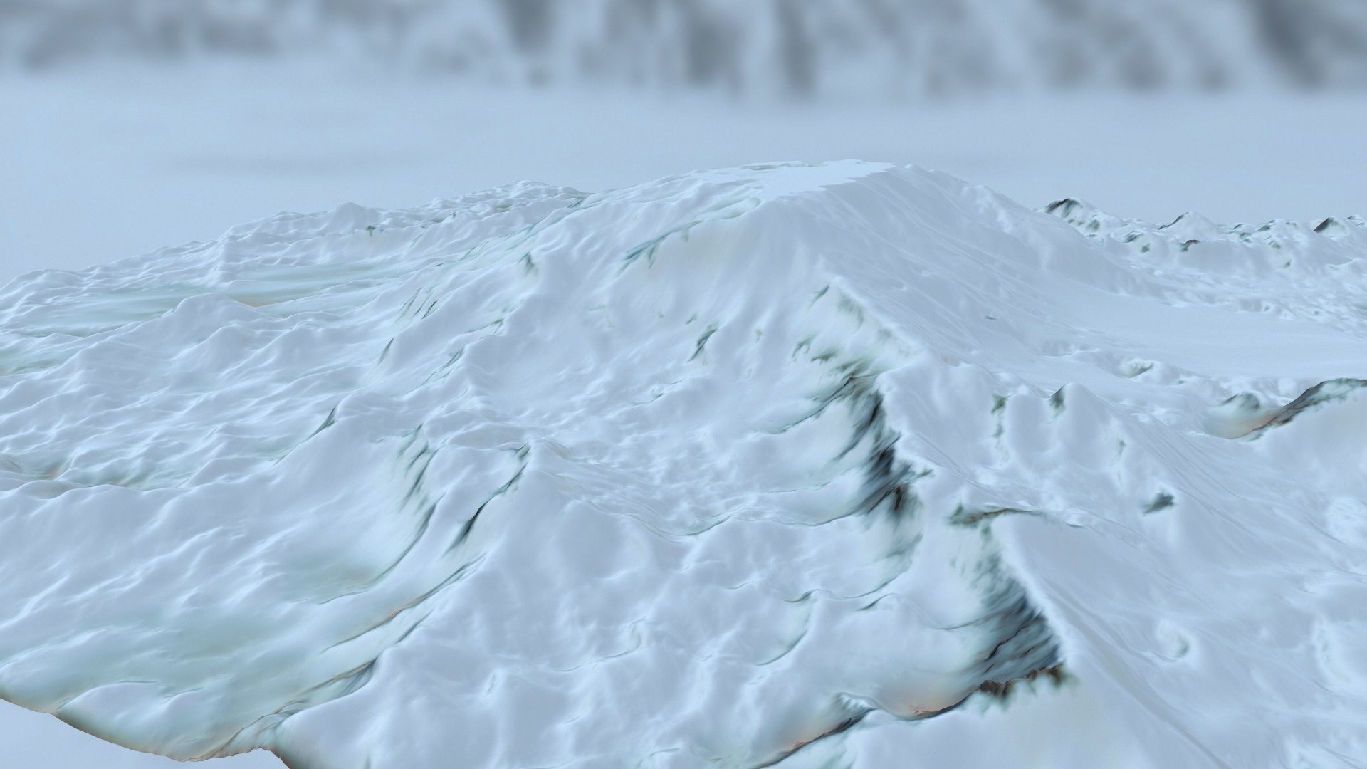 snow terrain 3D model_8