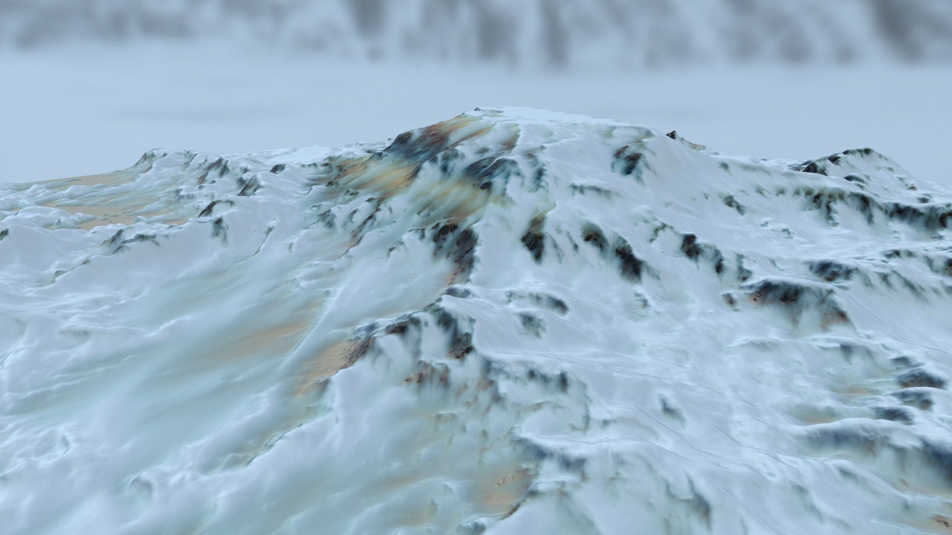 snow terrain 3D model_11