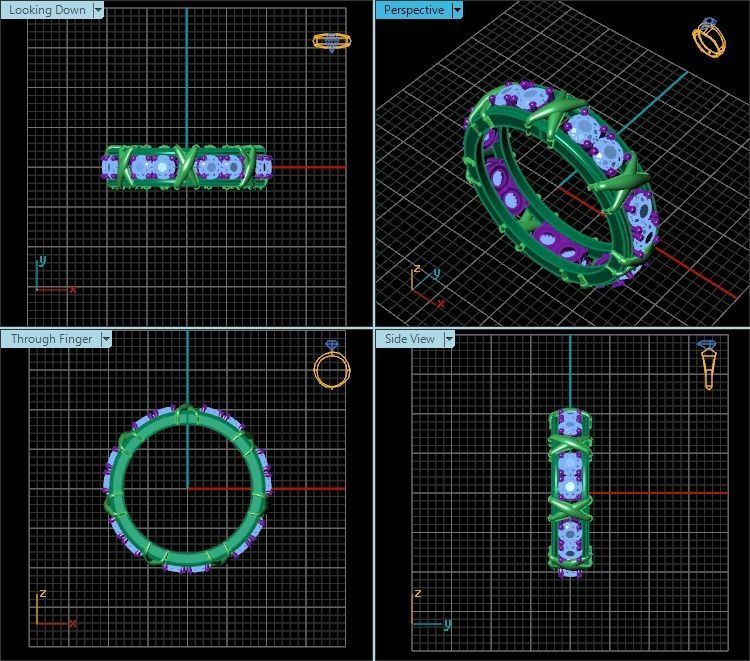 Ring T00720 3D print model_2