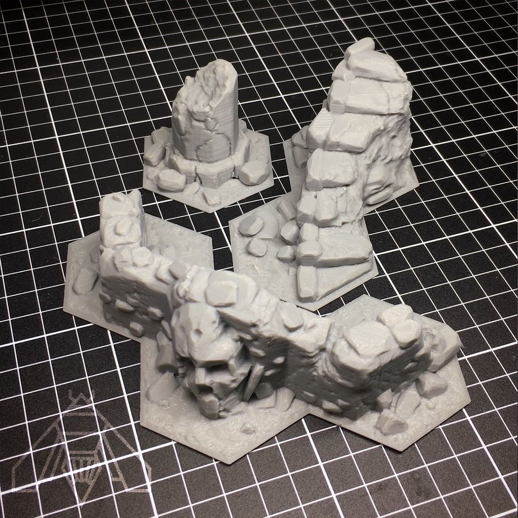 Shadespire Terrain Set 3D print model_1