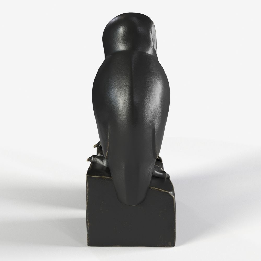 Bookend Owl set of 2 3D model_1