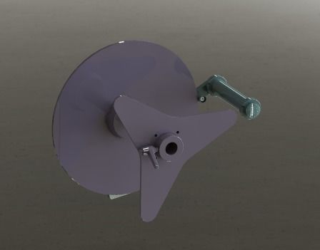 Spring tension system of laminated machine 3D model_1