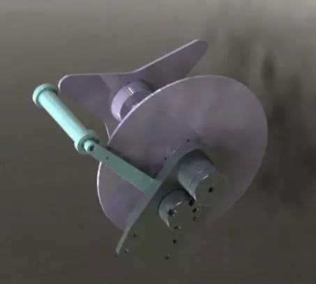 Spring tension system of laminated machine 3D model_0