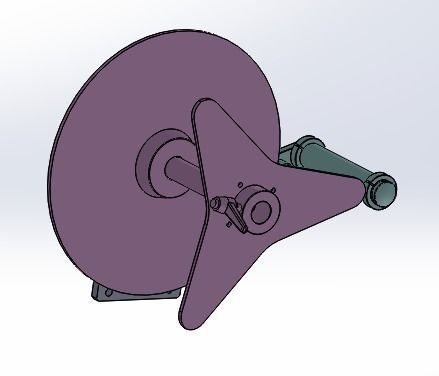 Spring tension system of laminated machine 3D model_2