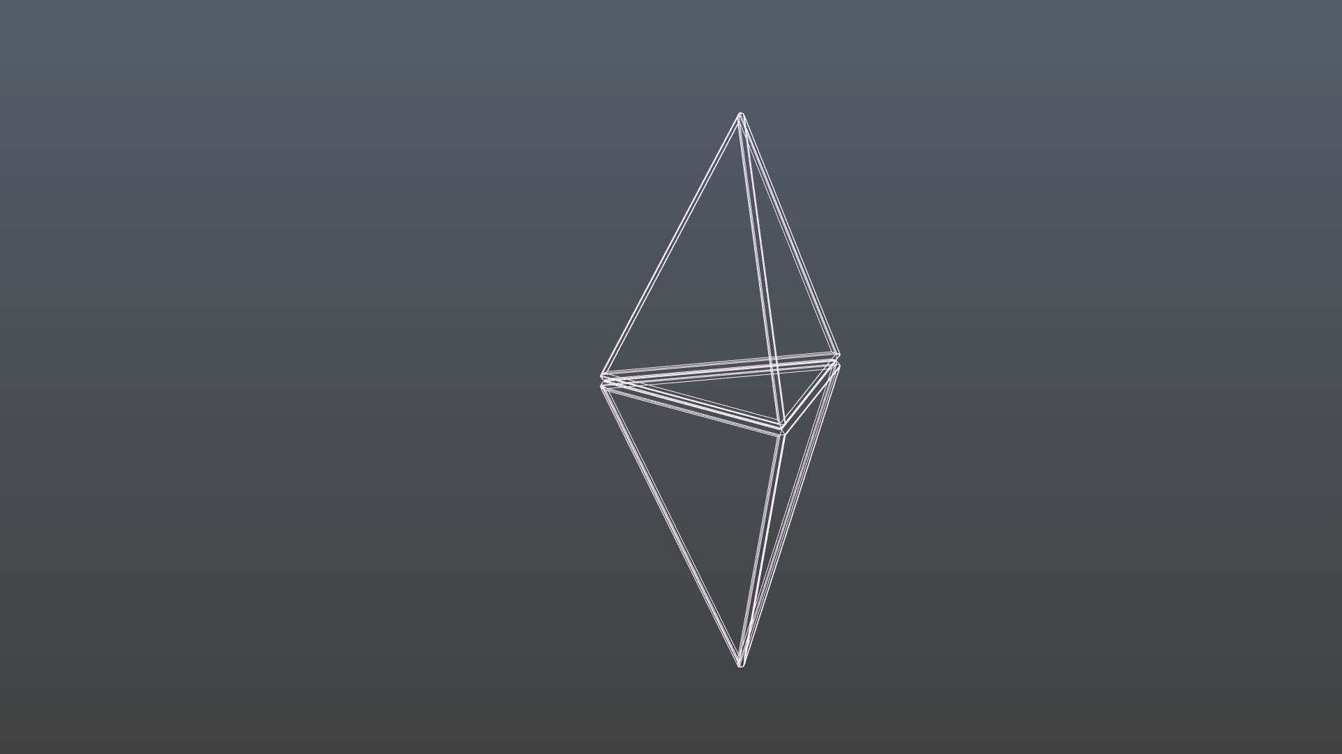 Low poly crystal Low-poly 3D model_8
